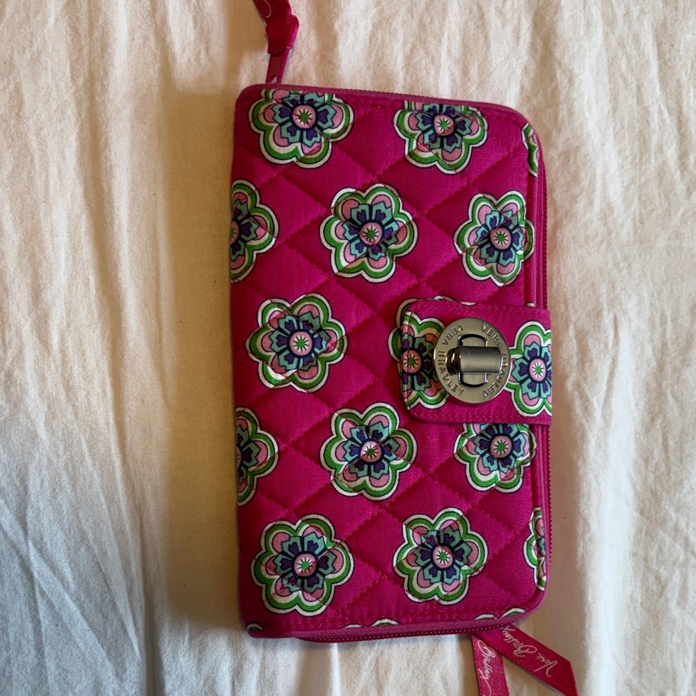 Vera Bradley large wallet.